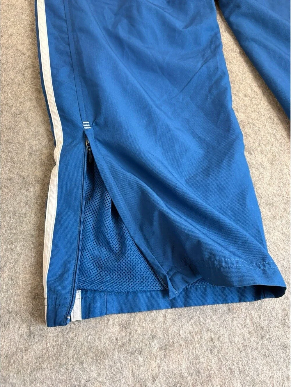 Vintage 90s Adidas Zip Pants Track Sweatpants Baggy XL y2k